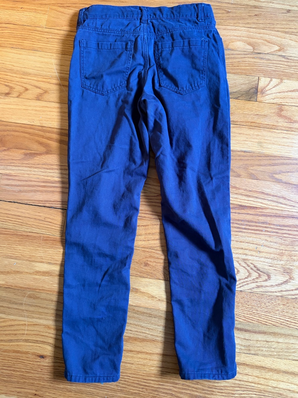 H&M Boys Cotton Navy Slim Pants - Picture 6 of 9